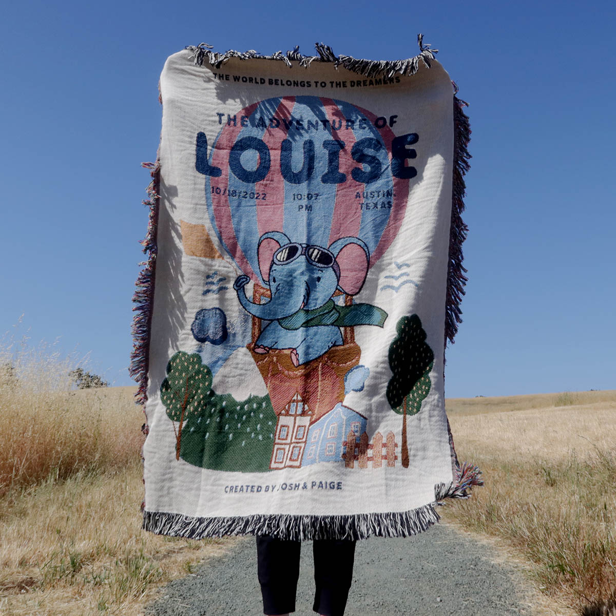 Children Storybook Cover Woven Blanket - Relatable Basic